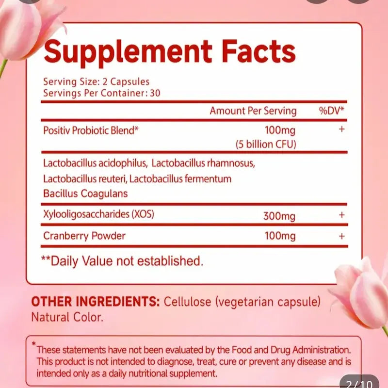 Vaginal Probiotic Quit Mood – (60 cápsulas)