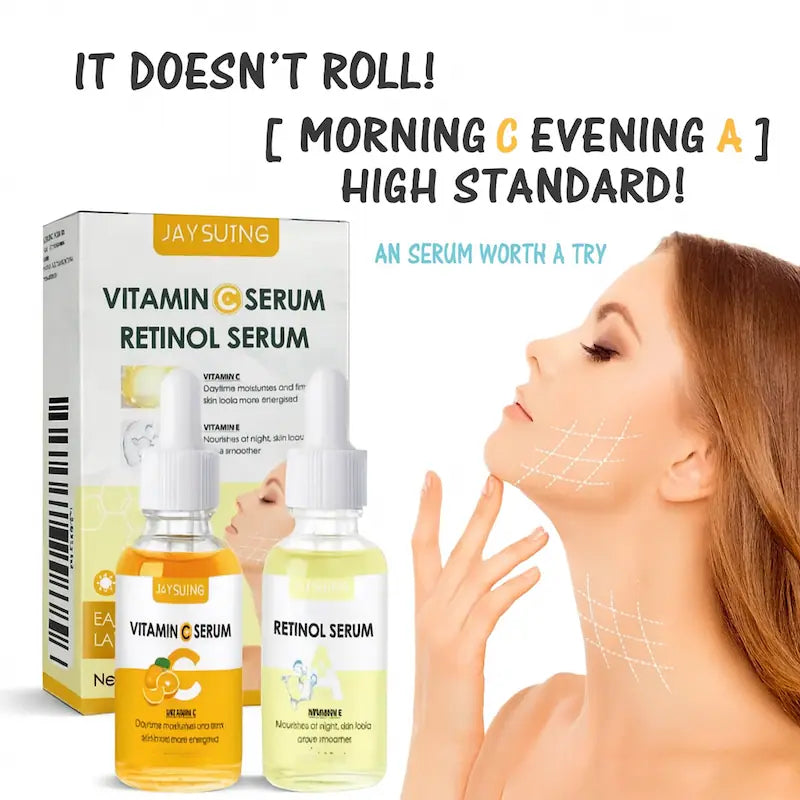 Sistema Vitamina C + Retinol Día y Noche | Renovación Facial