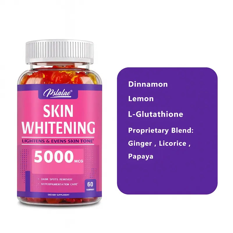 Gomitas L-Glutatión 5000mcg | Tono Uniforme y Brillo (60 unidades)