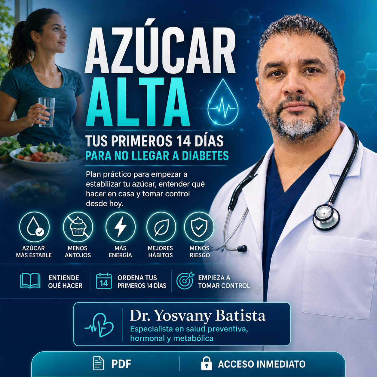 Azúcar Alta: Tus Primeros 14 Días Para No Llegar a Diabetes — Guía Digital + Plan Paso a Paso