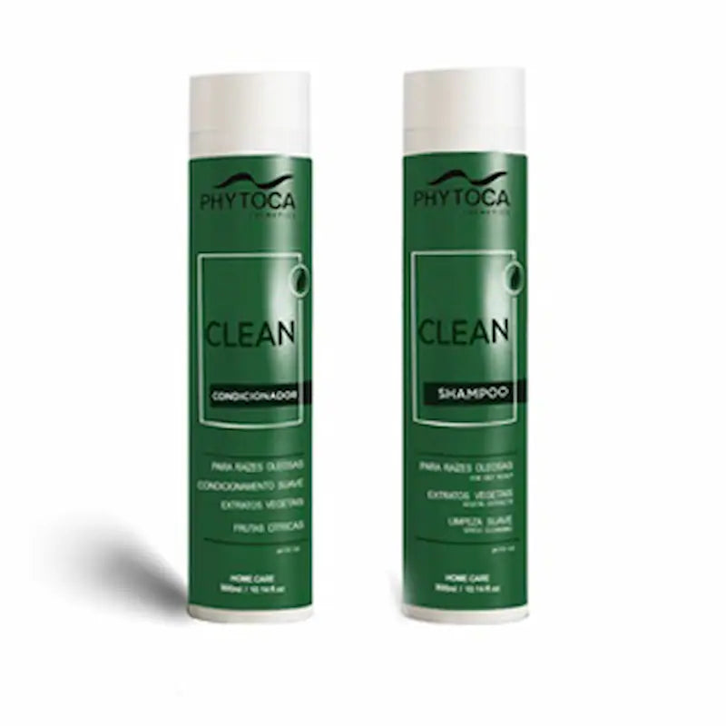Combo CLEAN Phytoca – Shampoo y Acondicionador para cuero cabelludo graso