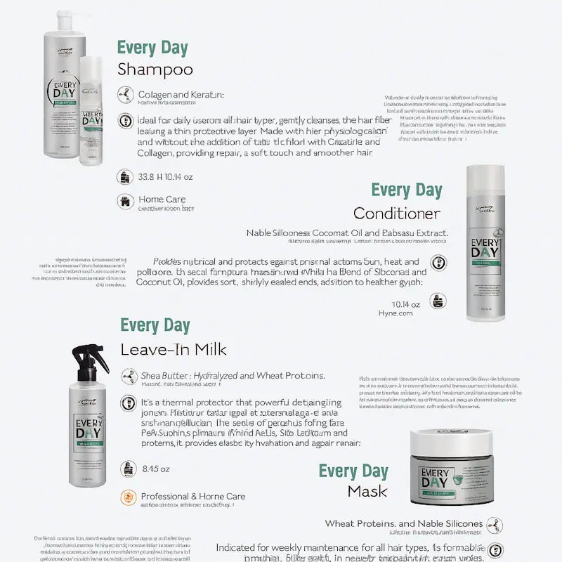 Every Day Shampoo Profesional – Uso Diario, Hidratación y Suavidad (1 litro)