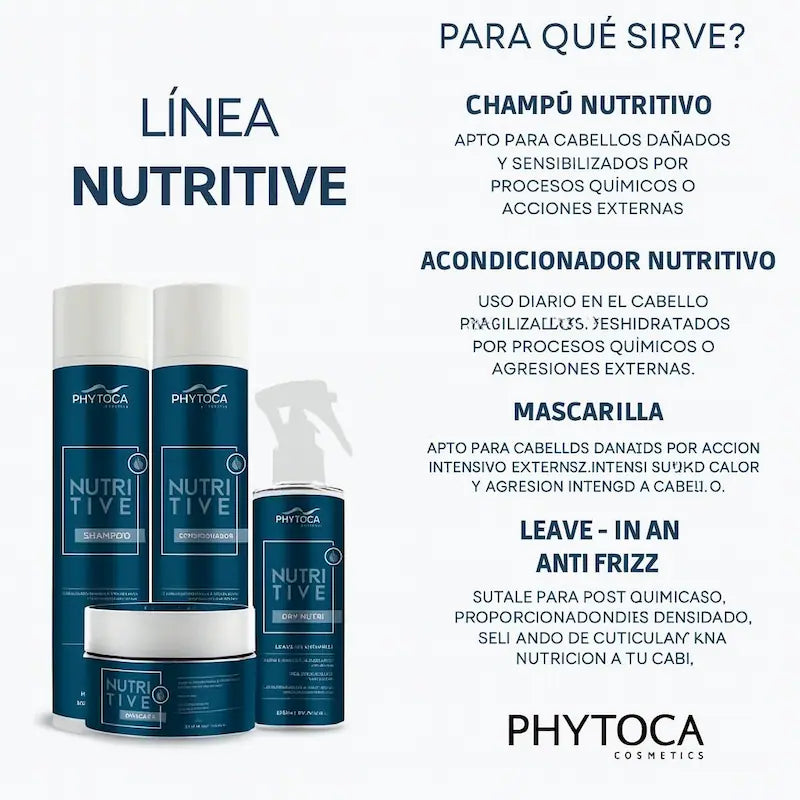 Nutritive Shampoo – Hidratación Profunda (300 ml)